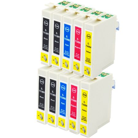 10 stuks Epson T0715 inktcartridges (Ink Hero Huismerk)