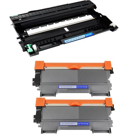 3 stück Brother TN2010 & DR2200 toner & trommel (Ink Hero)