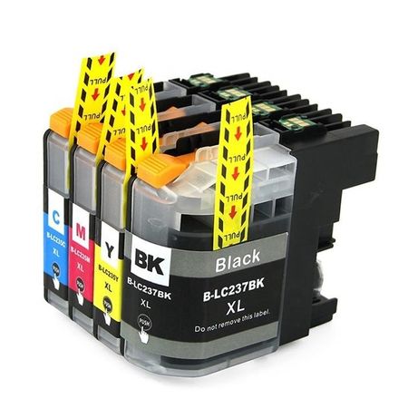 4 Pack Brother LC237 & LC235 Compatible Super High-Yield Ink Cartridges