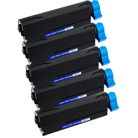 5 stuks Oki 44574702 toner (Ink Hero Huismerk)