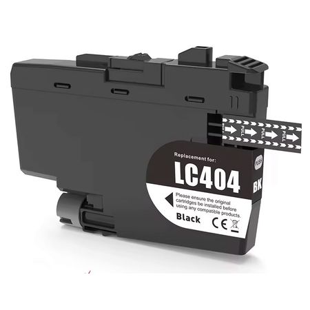 Brother LC404 XL cartouche d'encre noir haute capacité compatible
