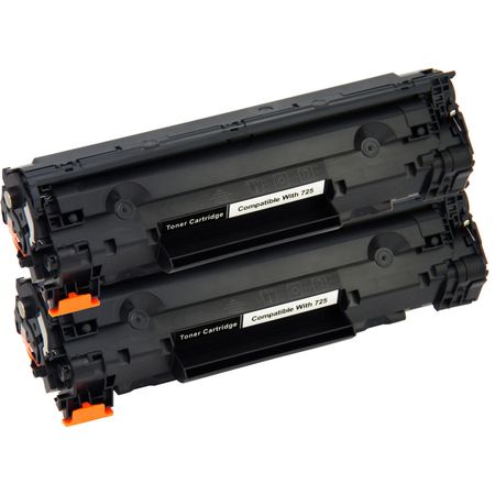 Pack de 2 Canon 725 toner compatibles noir (Ink Hero)