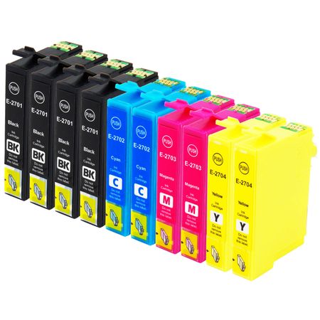 Pack de 10 Epson 27XL cartouches d'encre compatibles haute capacité (Ink Hero)