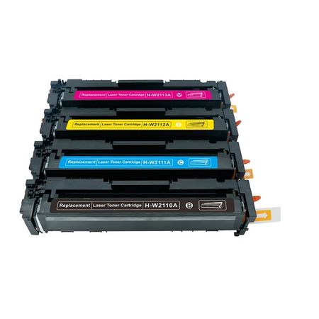 Pack de 4 HP 206A cartouches de toner compatibles
