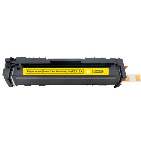 HP 206X / W2112X cartouche de toner haute capacité jaune compatible
