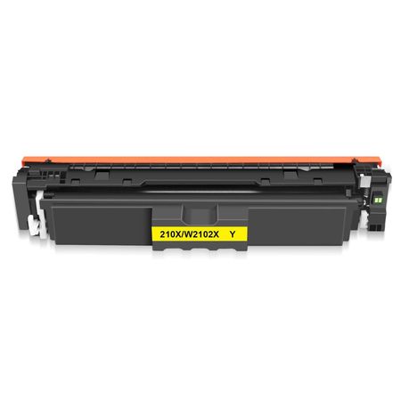 HP 210X / W2102X Yellow Compatible High-Yield Toner Cartridge (Replaces 210A / W2102A)