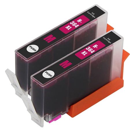 2 stuks HP 364XL (CB324EE) inktcartridges magenta hoge capaciteit (Ink Hero Huismerk)