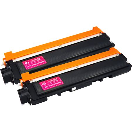 2 Pack Brother TN240M Magenta Compatible Toner Cartridges