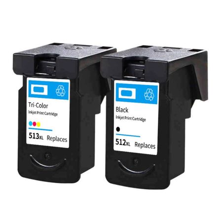 2 stuks Canon PG-512 / CL-513 inktcartridges (Ink Hero Huismerk)