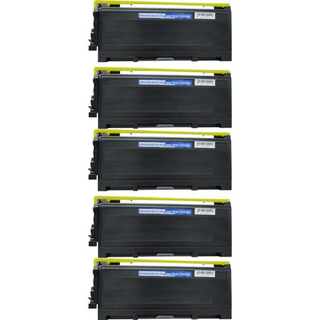 5 Pack Brother TN2025 Black Compatible Laser Toner Cartridges