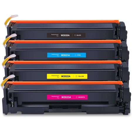 Pack de 4 HP 414A cartouches de toner compatibles
