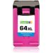 Pack de 3 HP 64XL cartouches d'encre haute capacité compatibles
