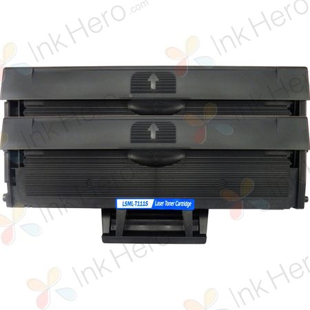 2 stuks Samsung MLT-D111S toner zwart (Ink Hero Huismerk)