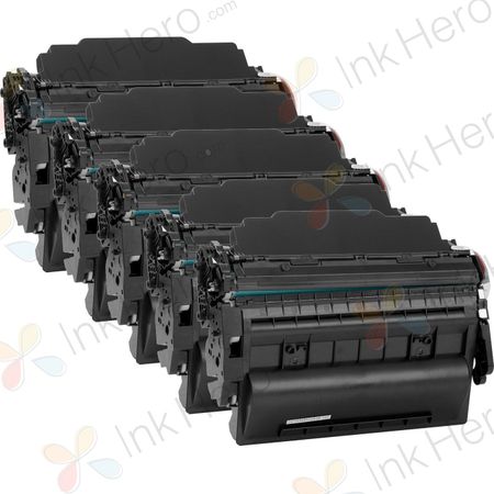 Pack de 5 HP 87X cartouche de toner noir compatible haute capacité (CF287X)
